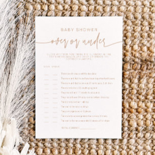 MARLO Jorden Toning Boho under babyskor Inbjudningar