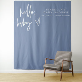 MARLO Modern Boho Hej Baby blue babystövel