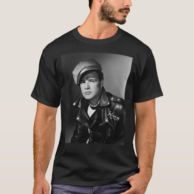 Marlon Brando Vild One 1953 Classic T-Shirt (Framsida)