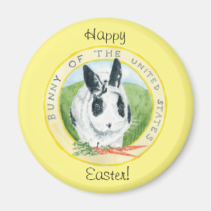 Marlon Bundo påskmagnet gul Magnet