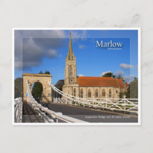 Marlow Bridge-vykort Vykort