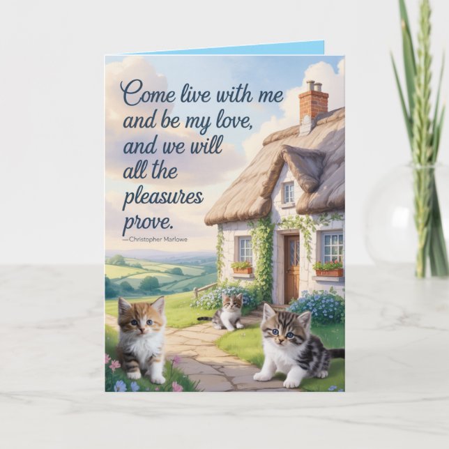 Marlowe Valentine's Day Card Helgkort (Framsida)