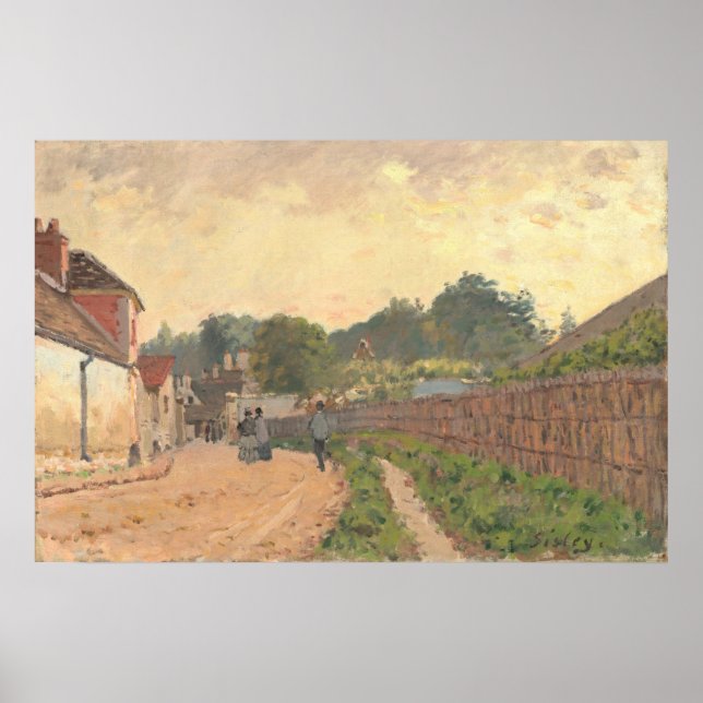 Marly-le-Roi - Alfred Sisley Finkonst Poster (Framsidan)
