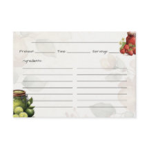 Marmalade Basic Receptkort