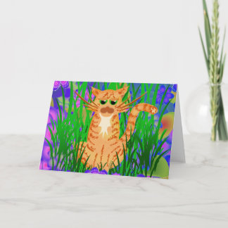 MARMALADE CAT GREETING CARD KORT