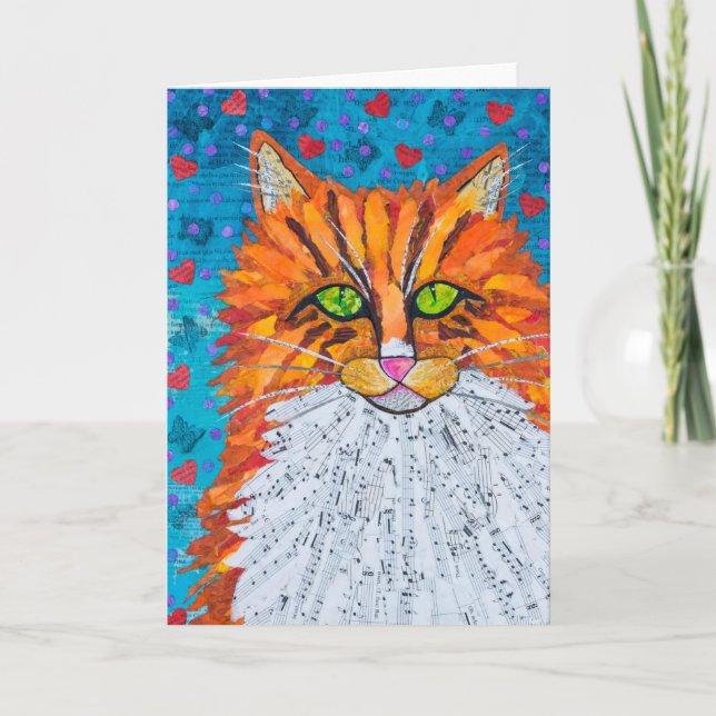 Marmalade Cat Kort (Framsida)