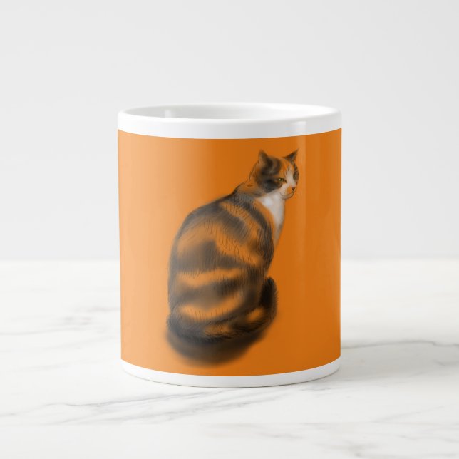 Marmalade-kattkaffe, mugg jumbo mugg (Framsidan)