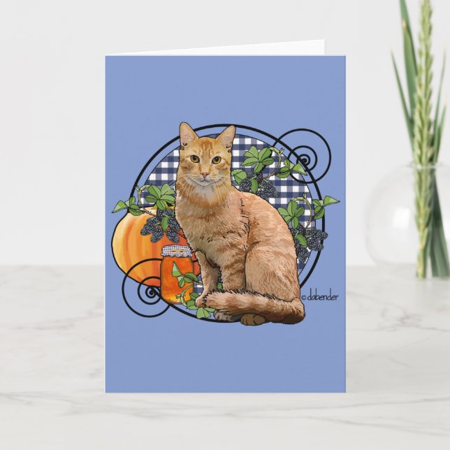 Marmaladekatt Kort (Framsida)