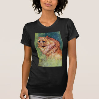 Marmaladekatt med blåttögon tee shirt