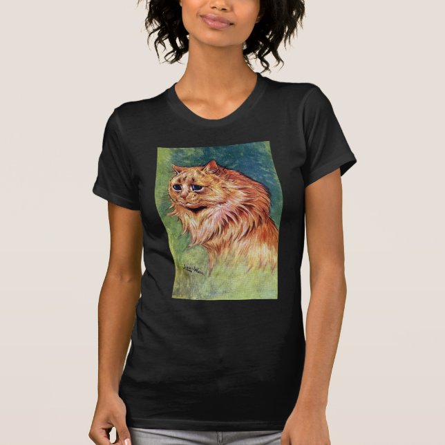 Marmaladekatt med blåttögon tee shirt (Framsida)