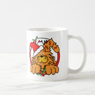 Marmaladekatt på jul kaffemugg