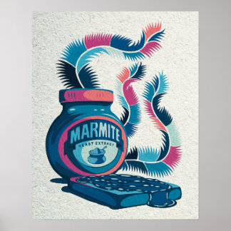 Marmite still Life - stor Poster