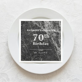 Marmor 70-årsfest pappersservett