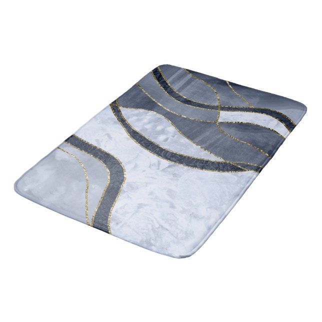 Marmor Agat Guld Glam 8 Badrumsmatta (Vinklad)