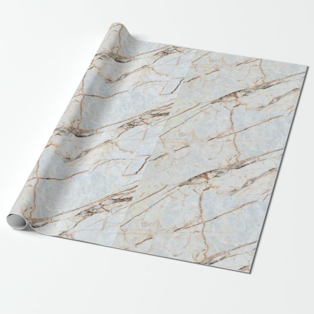 Marmor Agate Presentpapper (Utrullad)