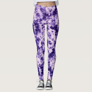 Marmor Färgade Leggings