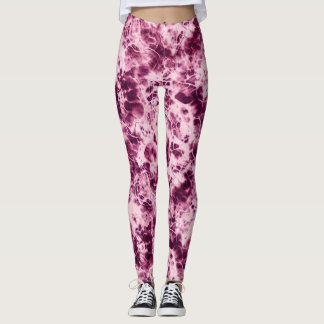 Marmor Färgade Leggings