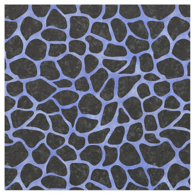 MARMOR FÖR SVART SKIN1 & BLÅTTVATTENFÄRG (R) TYG (Närbild)