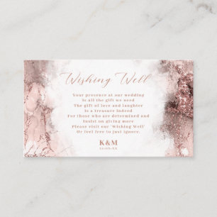Marmor Glitter Önskebrunn V2 Roséguld ID644 Tilläggskort