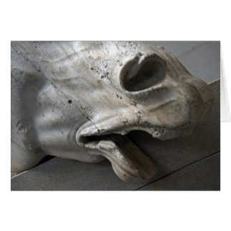 Marmor gnäggar - kortet hälsningskort