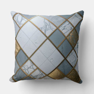 Marmor Gold Raster Luxus Geometrie Kudde