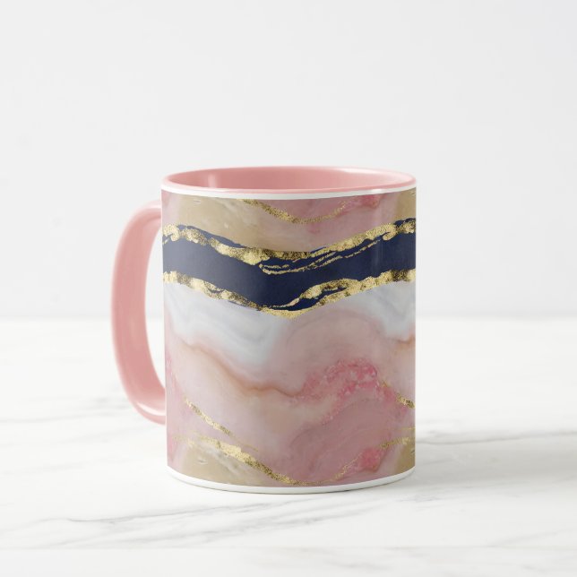 , marmor, Guld Marble Mugg (Framsida vänster)
