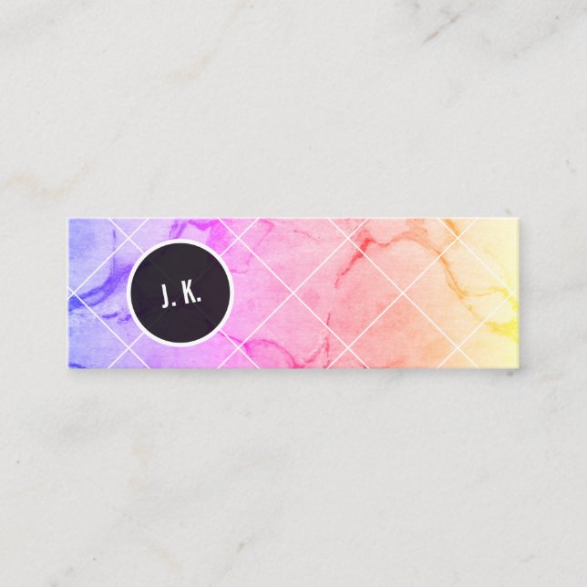 Marmor Mini Visitkort (Framsida)