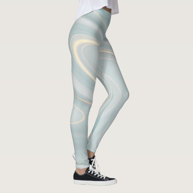 Marmor Mönstrade Leggings  (Höger)