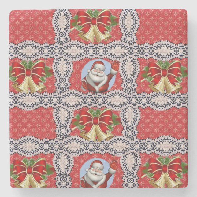 Marmor Stenkojare Jul Stenunderlägg (Framsidan)
