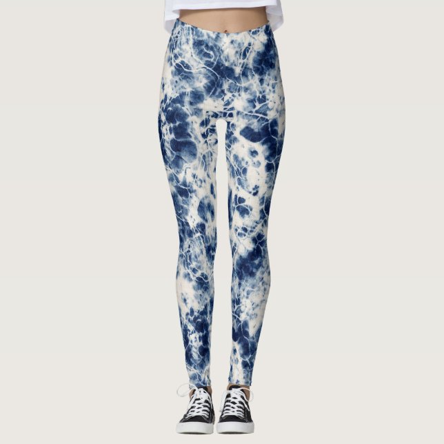 Marmor Tie Dye Leggings (Framsida)