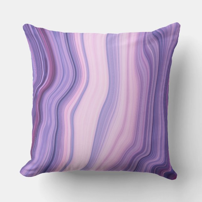 marmor, ultraviolett, lila, violett,rosa,chic kudde (Framsida)