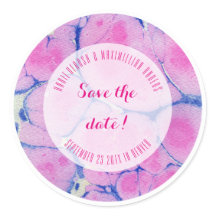 Marmorblått och rosa