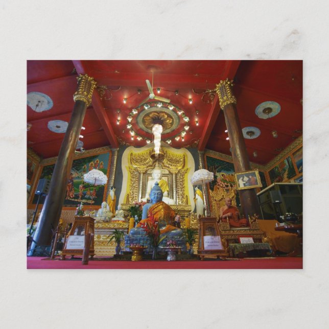 MarmorBuddha staty Vykort (Framsida)