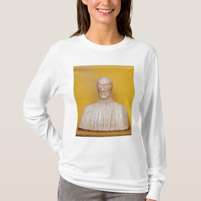 Marmorbyst av Giovanni Chellini T-shirt (Framsida)