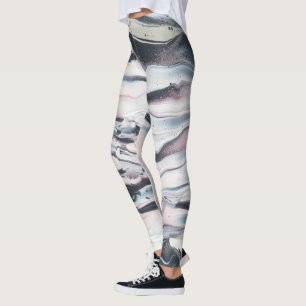 Marmorera v-skörden leggings