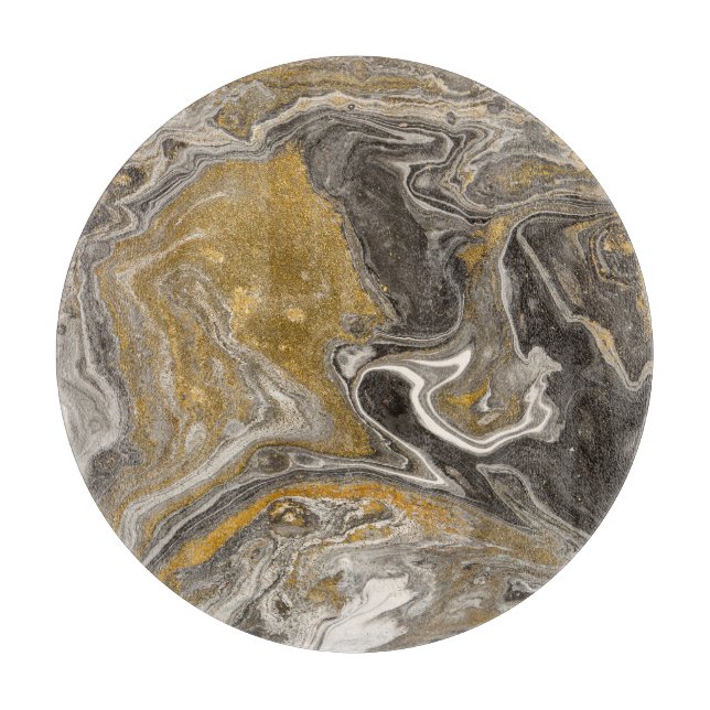 Marmorerad akryl, naturinspirerad struktur. (Framsidan)