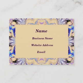 Marmorerad inramad visitkort