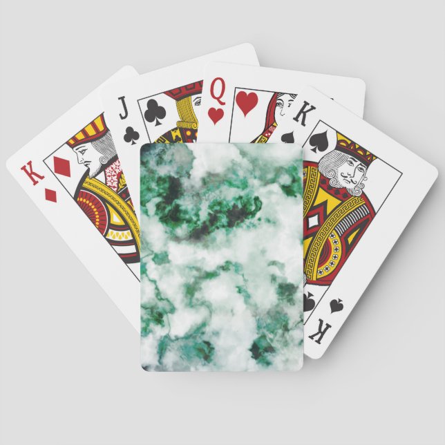 Marmorerad kvartstruktur casinokort (Baksidan)