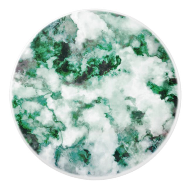 Marmorerad kvartstruktur knopp (Framsidan)