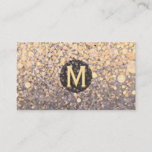 Marmorerad Monogram Visitkort