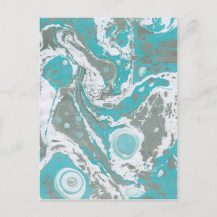 Marmorerad Papper design Vykort