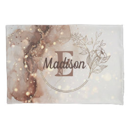 Marmorerad vattenfärg med Glitter-accenter