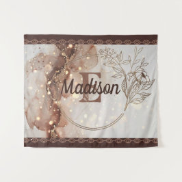 Marmorerad vattenfärg med Glitter-accenter