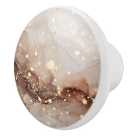 Marmorerad vattenfärg med Glitter-accenter Knopp