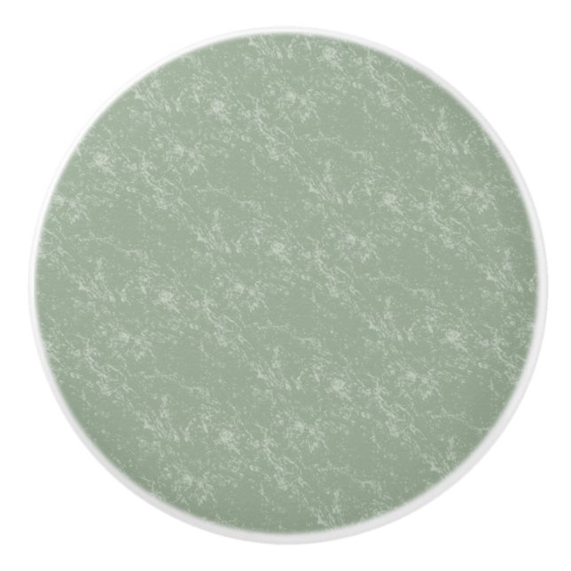 Marmorerad vis keramisk knopp (Framsidan)