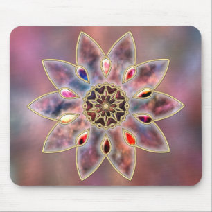 Marmorerade galaxer Mousepad Musmatta