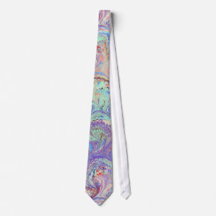 Marmorerade mång- färger för Tie Slips