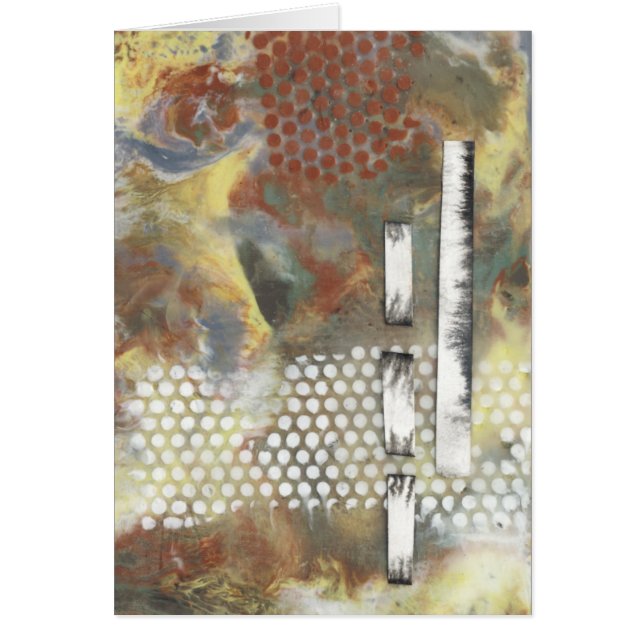 Marmorerade pixlar II Hälsningskort (Framsidan)