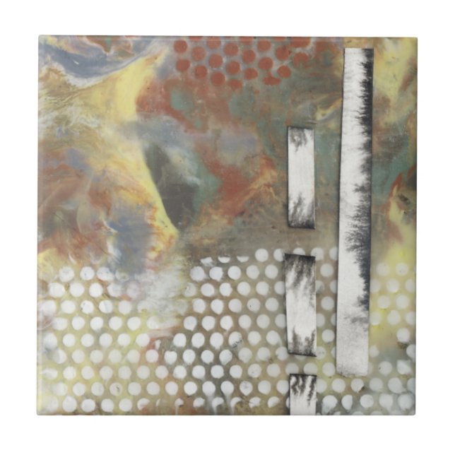 Marmorerade pixlar II Kakelplatta (Framsidan)