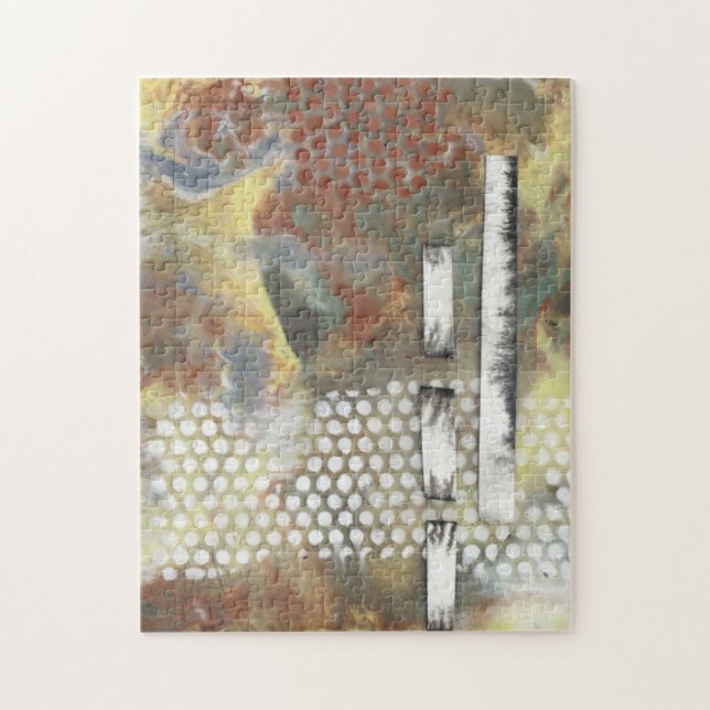 Marmorerade pixlar II Pussel (Vertikal)